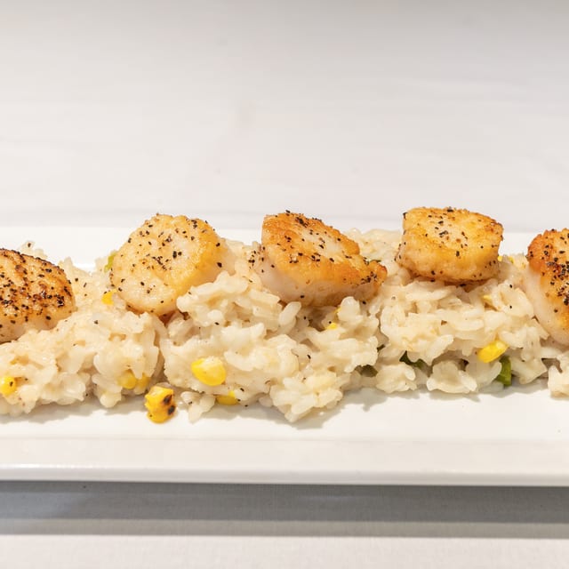 Pan Seared Scallops.