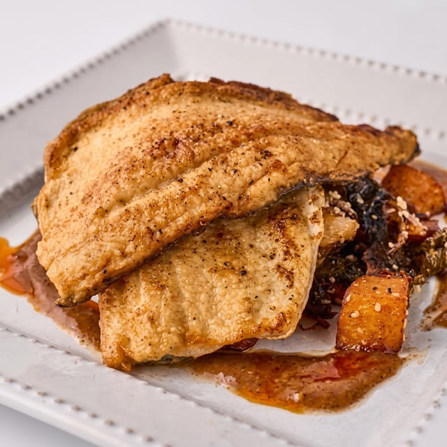 Pan Roasted Trout.
